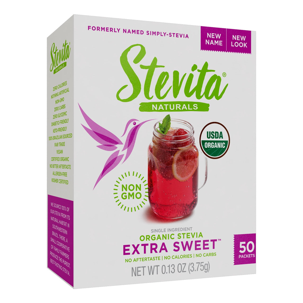 Stevita Simply-Stevia Original Stevia Sweetener, 50 Packets